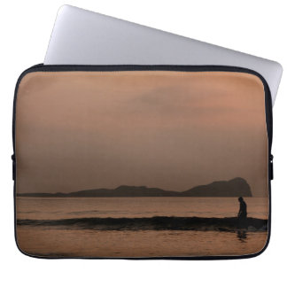 Shadow surfing laptop sleeve