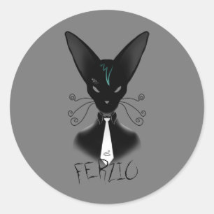 Shadow: The Urban Hitcat Classic Round Sticker