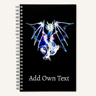 Shadow Tide Dragon Sea Monster Mythical Depth Art Notebook