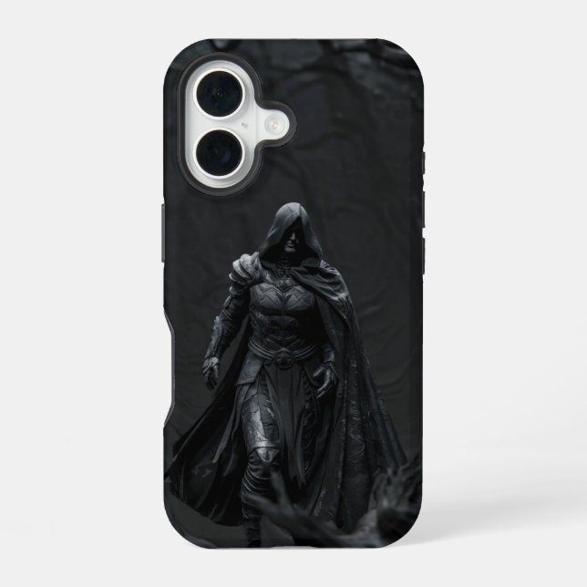 Shadow Walker – Hooded Warrior iPhone Case (Back)