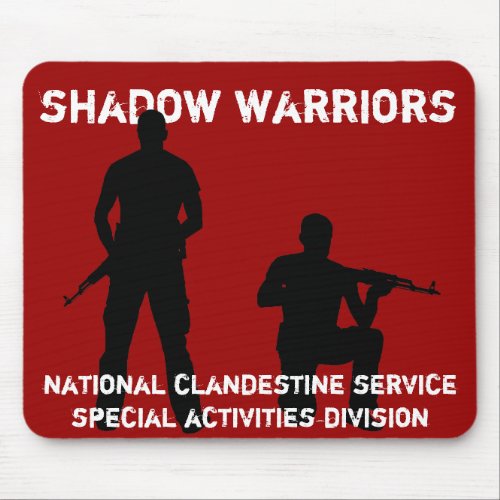 Shadow Warriors _ CIA National Clandestine Service Mouse Pad