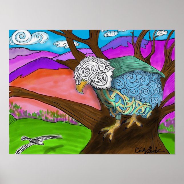 Shadow watching Jackie Poster (Front)