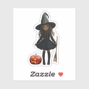 Shadow Witch Charmed - Magic Halloween Sticker