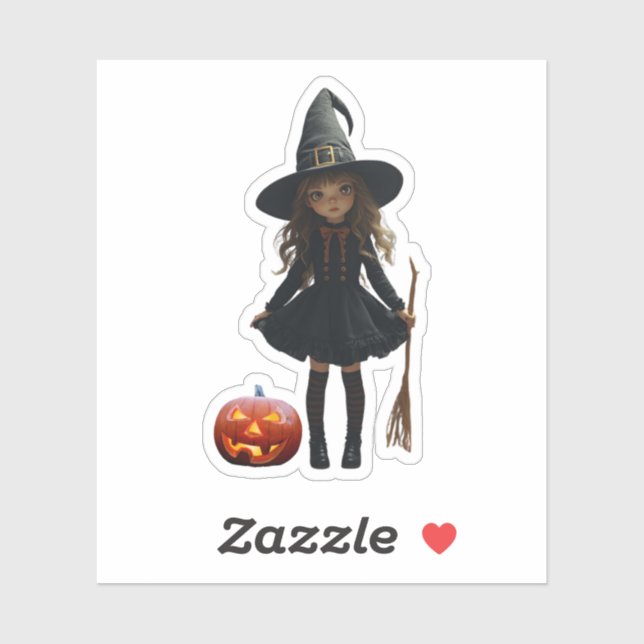 Shadow Witch Charmed - Magic Halloween Sticker (Sheet)