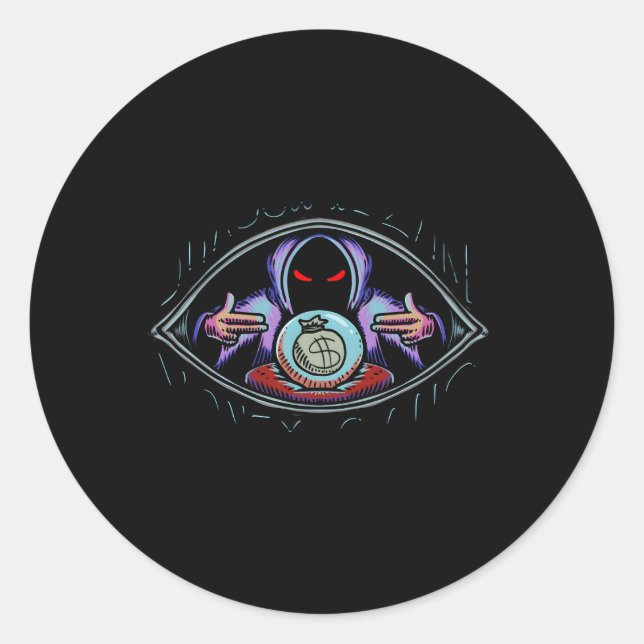 Shadow Wizard Money Gang For And Classic Round Sticker (Front)