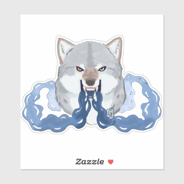 Shadow Wolf OC  Sticker (Sheet)