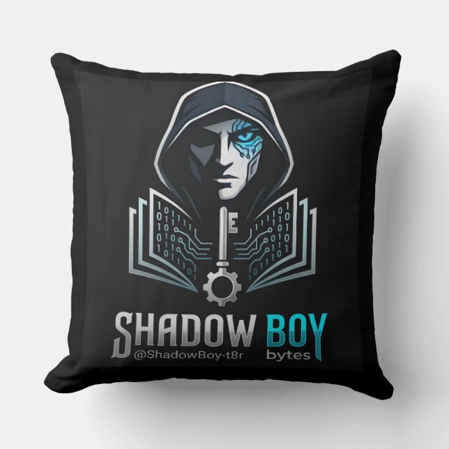 shadowboy  throw pillow (Front)