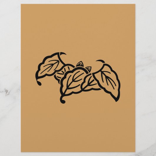 Shadowed bat-shaped oak leaves (Front)