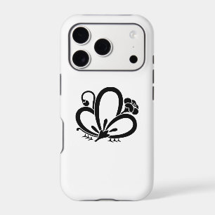 Shadowed butterfly-shaped Plum blossom iPhone 17 Pro Case