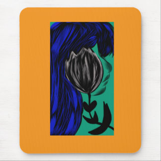 Shadowed by Her Own Beauty Mouse Pad