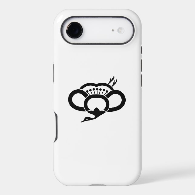 Shadowed crane-shaped plum blossom Case-Mate iPhone case (Back)