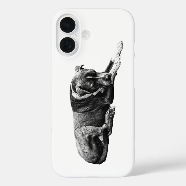 Shadowed Dog Phone Case (Back)