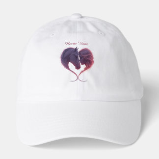Shadowed Horse & Lady Heart Hat