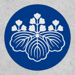 Shadowed paulownia with 5-3 blooms patch