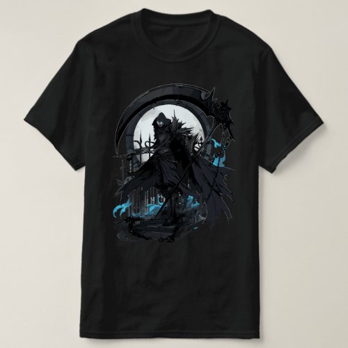 Shadowed Reapers Rise Grim Reaper Death Himself T_Shirt