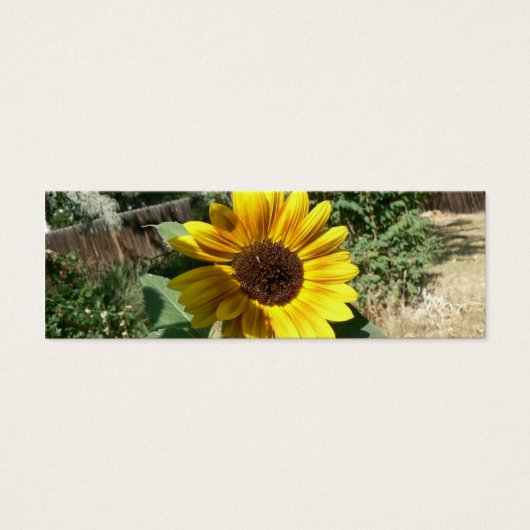 Shadowed Sunflower Bookmark (Front)