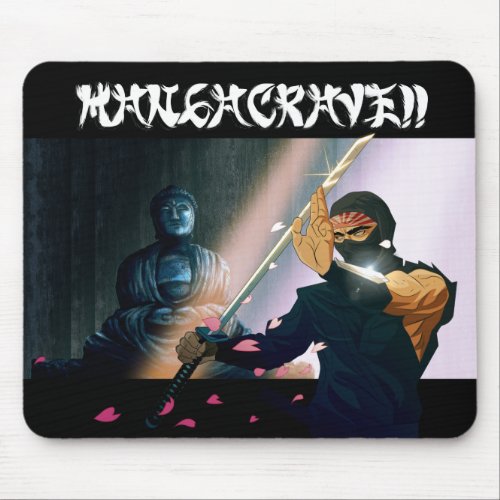 ShadowedMasters_Ninja_scene_3 Mouse Pad