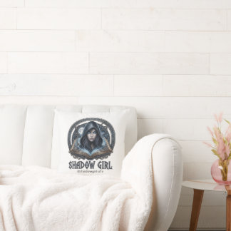 shadowgirl throw pillow