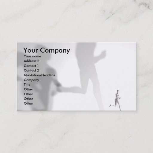 Customizable Shadows - Business card