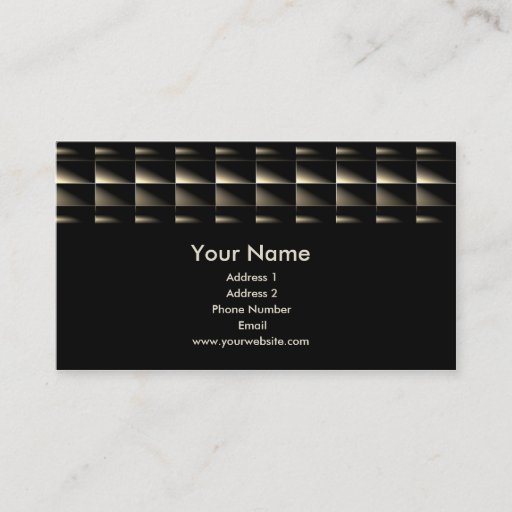 Customizable Shadows Business Cards