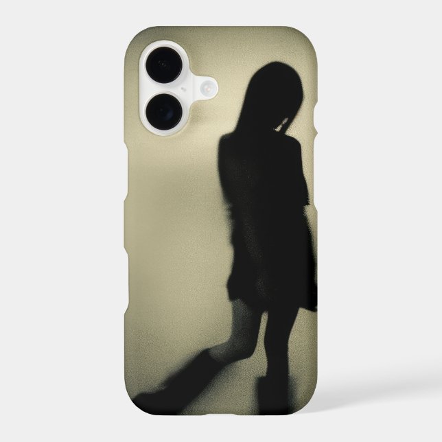 Shadows Dancing on the Wall of Darkness iPhone Case (Back)
