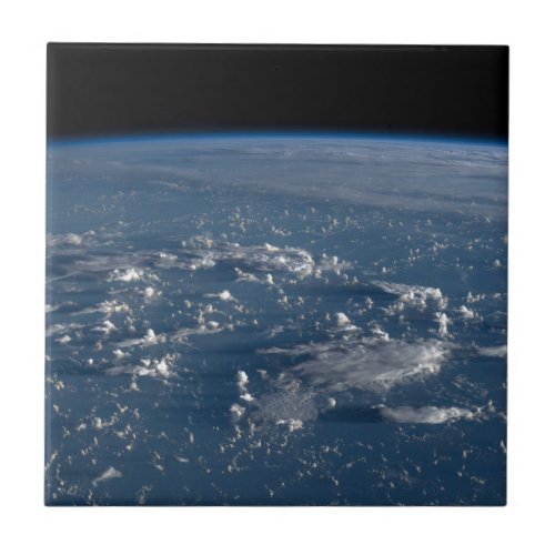 Shadows From Clouds Across The Philippine Sea Ceramic Tile