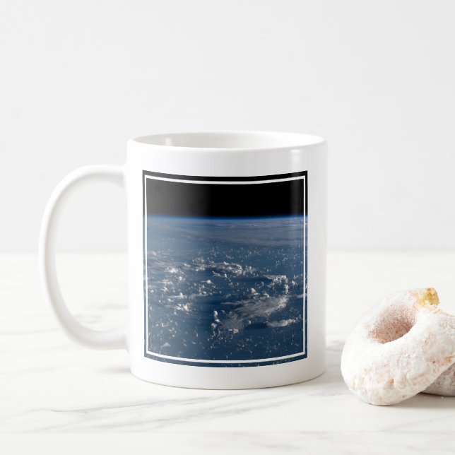 Shadows From Clouds Across The Philippine Sea Coffee Mug (With Donut)