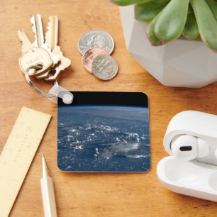 Shadows From Clouds Across The Philippine Sea Keychain