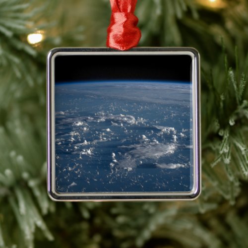 Shadows From Clouds Across The Philippine Sea Metal Ornament