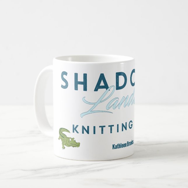 Shadows Landing Knitting Club Coffee Mug (Front Left)