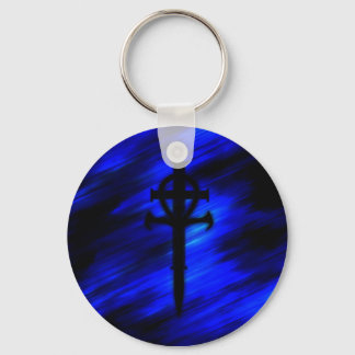 Shadows of a BLue Dawn Keychain