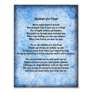 Shadows of a Friend Photo Print