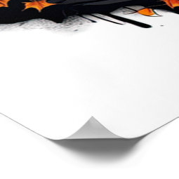 Shadows of Haunt, Scary Pumpkin Poster Zazzle