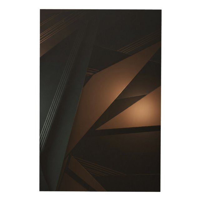Shadows of Luxury Wood Wall Art (Front)
