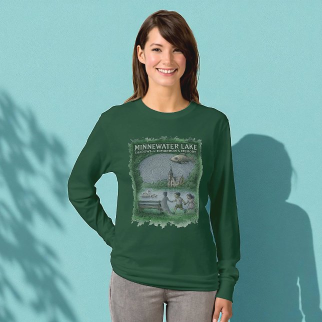 Shadows of tomorrow's memory womens long sleeve T-Shirt (Creator Uploaded)