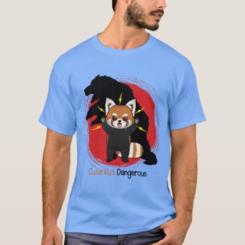 Shadows of Two Realms Red Panda and the Bear T_Shirt