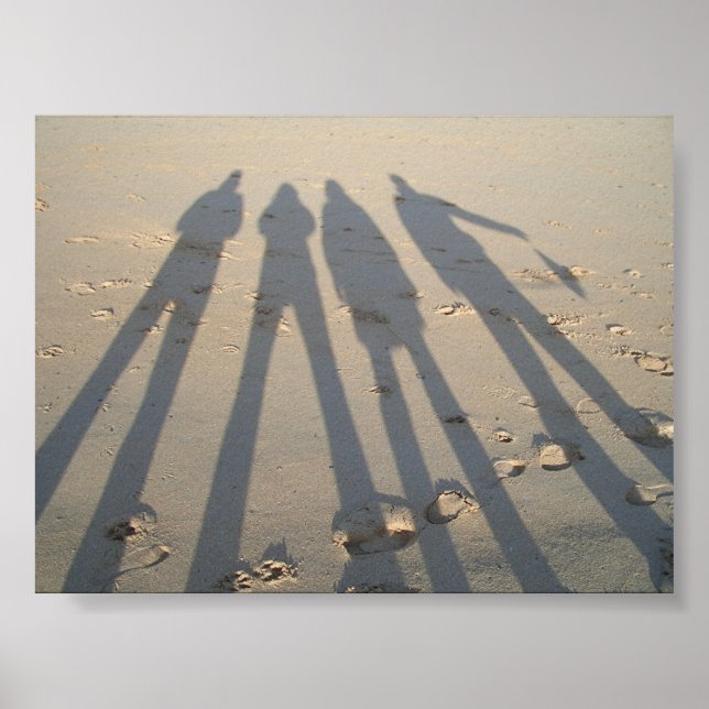 Shadows On Sand Poster (Front)