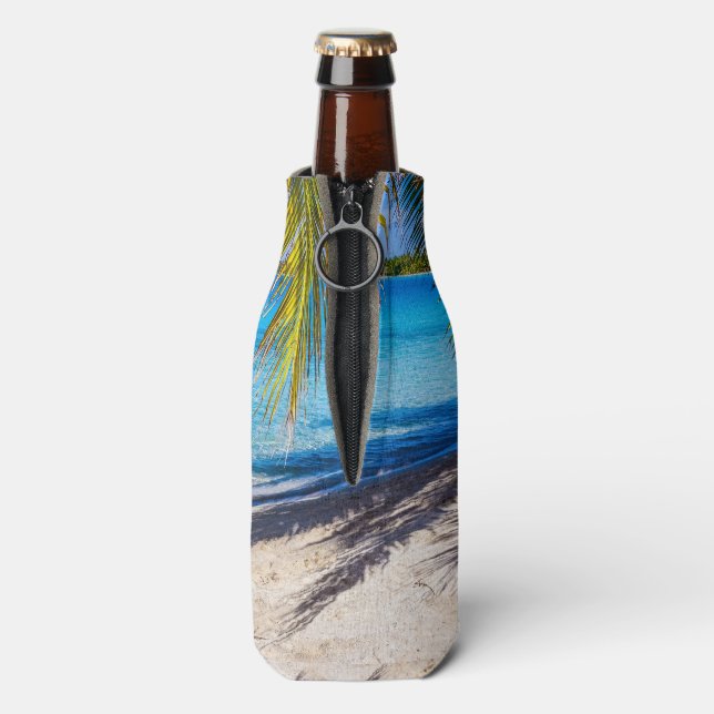 Shadows on the beach bottle cooler (Bottle Back)