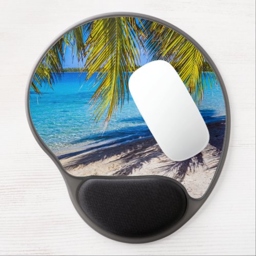 Shadows on the beach gel mouse pad