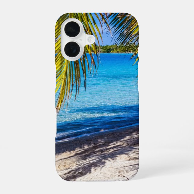 Shadows on the beach iphone case (Back)