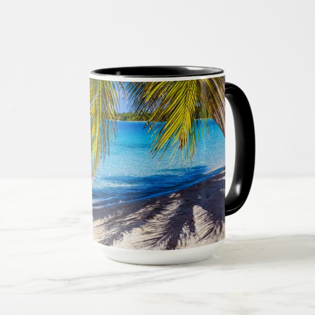 Shadows on the beach mug (Front Right)