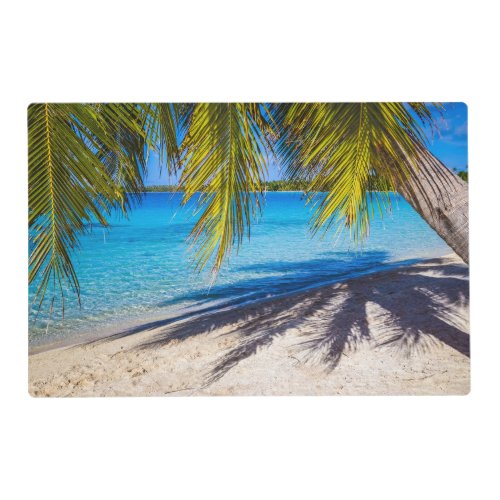 Shadows on the beach placemat