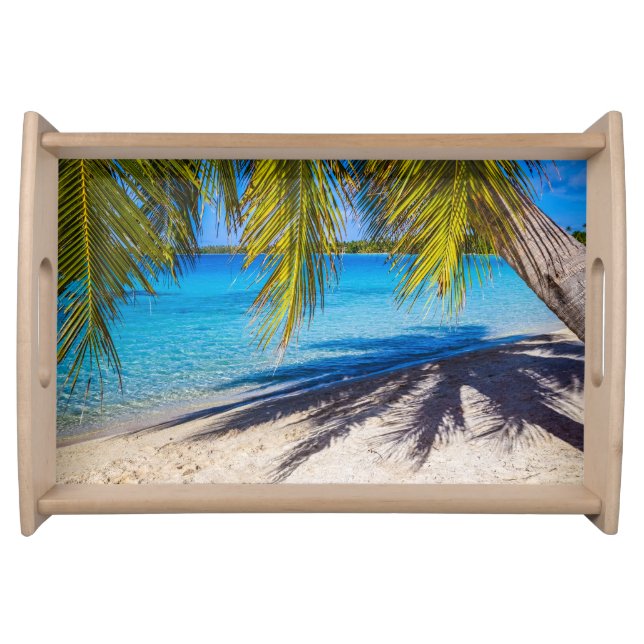 Shadows on the beach serving tray (Front)