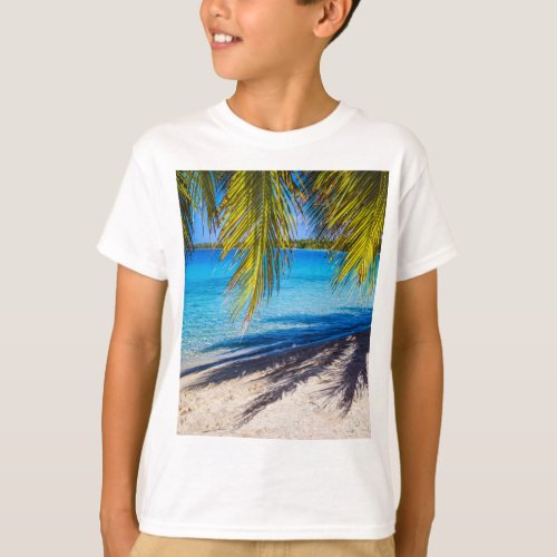 Shadows on the beach T_Shirt