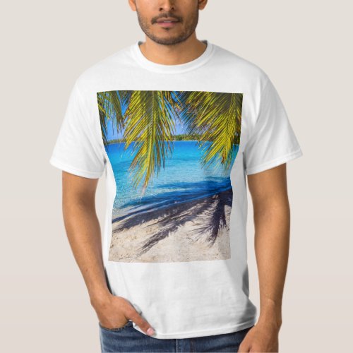 Shadows on the beach T_Shirt