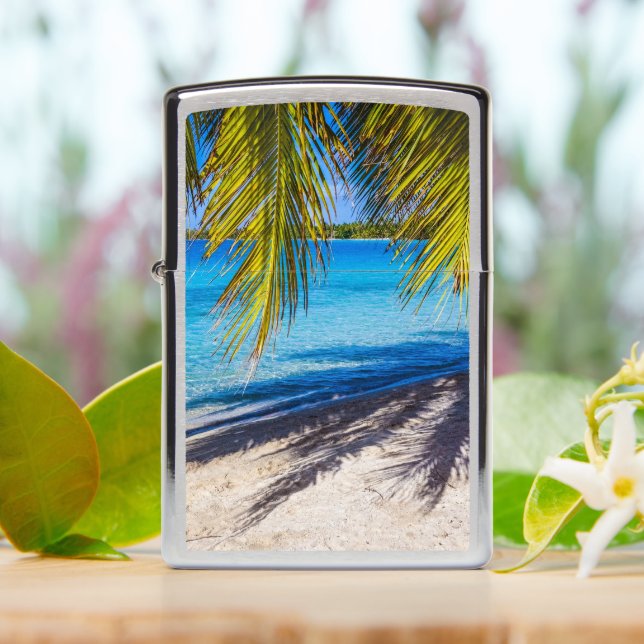 Shadows on the beach zippo lighter (On Table)