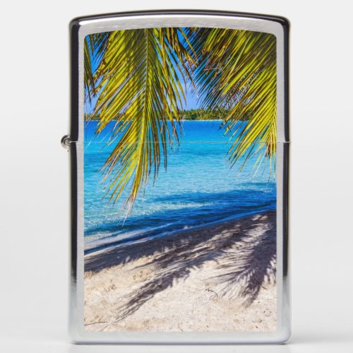 Shadows on the beach zippo lighter