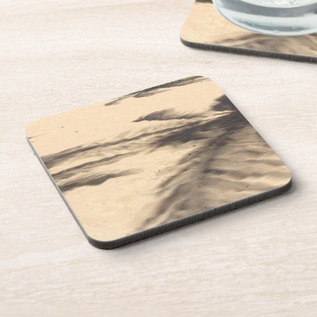 Shadows on the Sand Drink Coaster (Left Side)