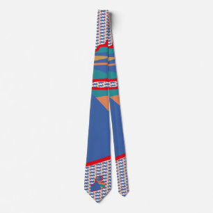 Shadows Rockodromo Cars by Masanser Pixelat Neck Tie