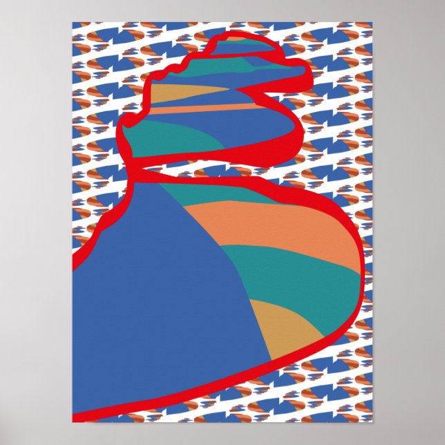 Shadows Rockodromo Cars by Masanser Pixelat Poster (Front)